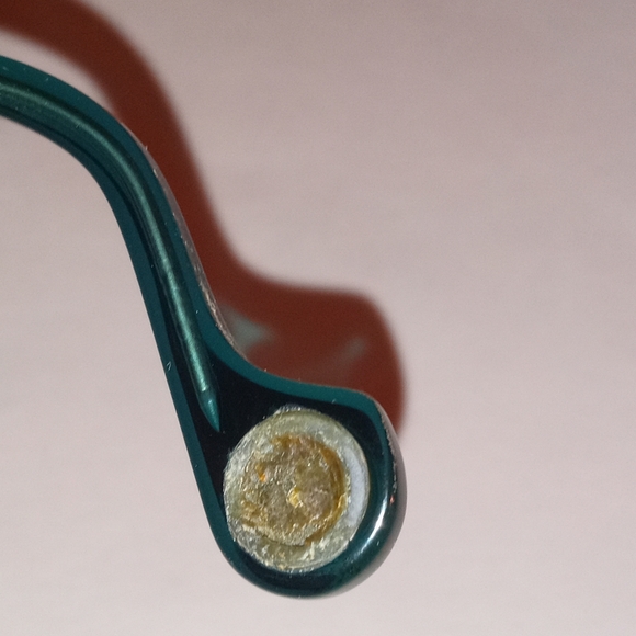 Rare ANNE ET VALENTIN Handmade Factory 11 Women's Dark Green Eyeglass Frame - Picture 9 of 9